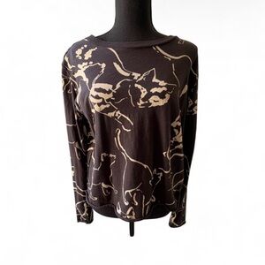 Maeve Long-Sleeve Printed Top